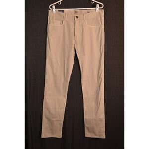 NEW Faherty Men's 32 Comfort Twill 5 Pocket Beige Pants NWT Organic Cotton